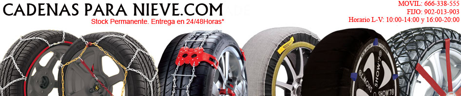Cadenas para nieve Michelin Easy grip compras Spike